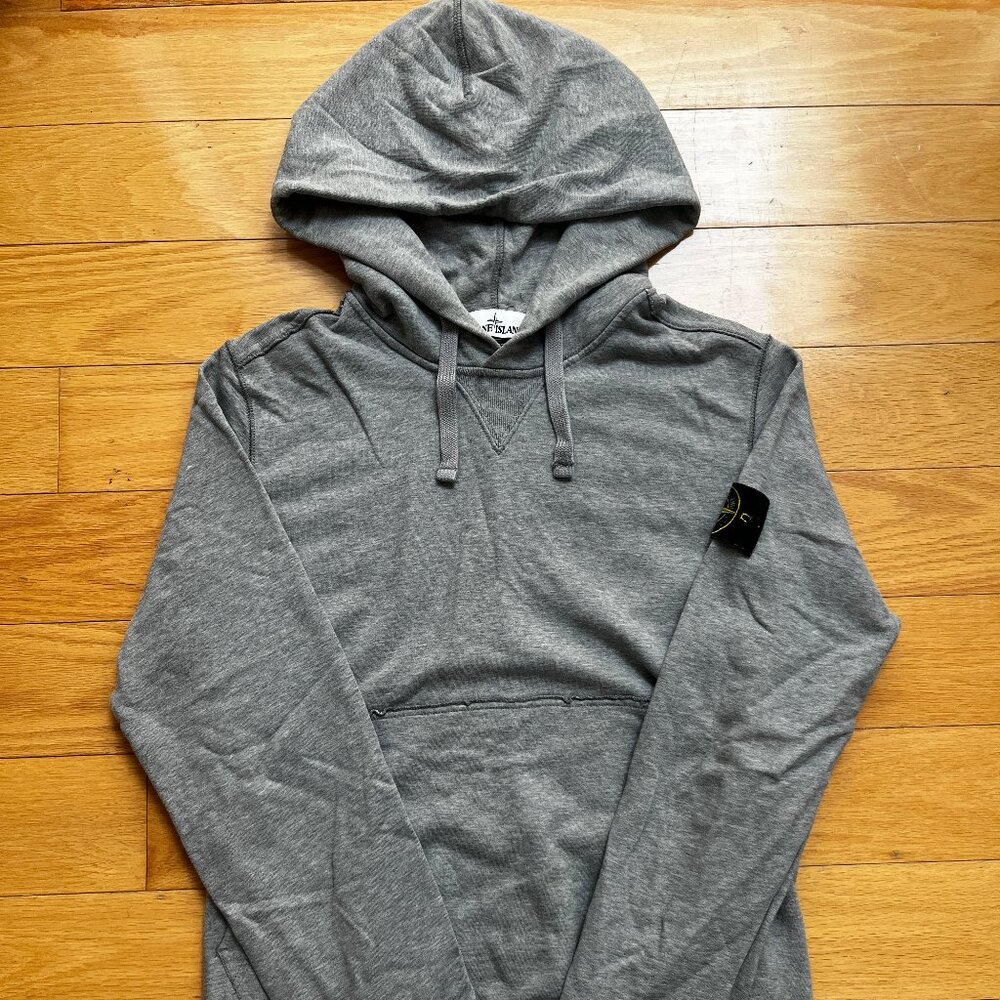 Stone Island Classic Pullover Hoodie Grey M